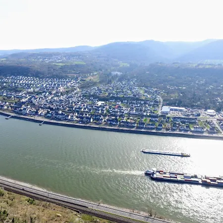 Rheinzeit Beim Toni Mit Terrasse Und Balkon Mit Rheinblick Appartamento Boppard