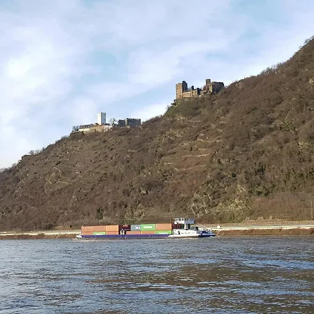 Rheinzeit Beim Toni Mit Terrasse Und Balkon Mit Rheinblick * ボッパルト